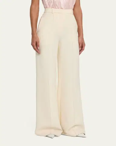 Adam Lippes High-Rise Cuffed Wide-Leg Trousers | Thumbnail 3