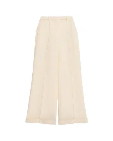 Adam Lippes High-Rise Cuffed Wide-Leg Trousers | Thumbnail 1