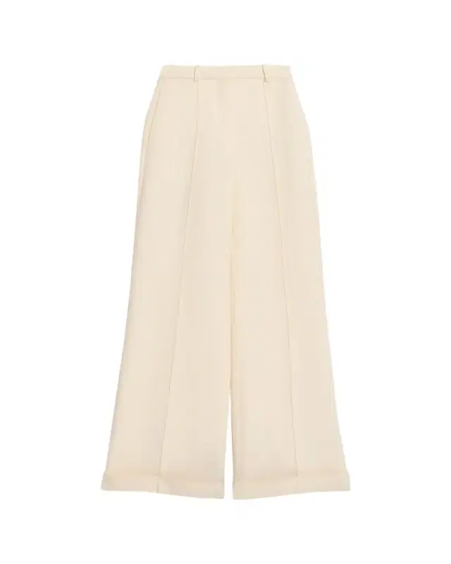 Adam Lippes High-Rise Cuffed Wide-Leg Trousers