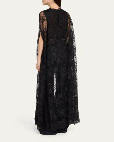 Zimmermann Valiant Lace Cape Top | Thumbnail 3 Zimmermann Valiant Lace Cape Top | Thumbnail 3