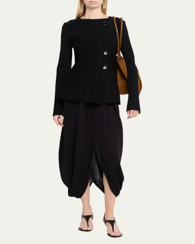 Proenza Schouler Sukki Boucle Collarless Jacket | Thumbnail 2 Proenza Schouler Sukki Boucle Collarless Jacket | Thumbnail 2