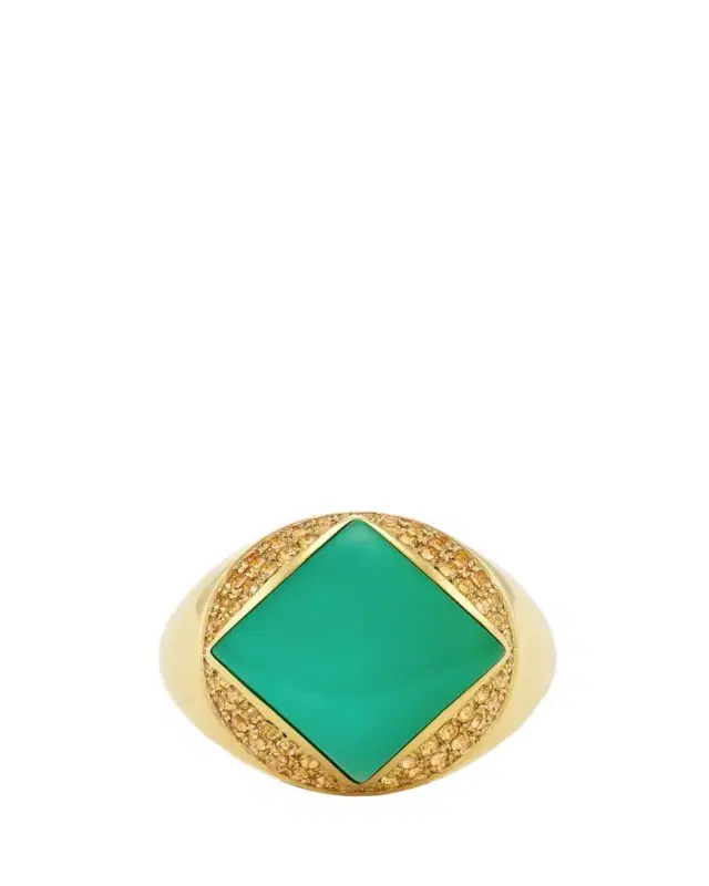 Orly Marcel Dome Cocktail Ring with Chrysoprase