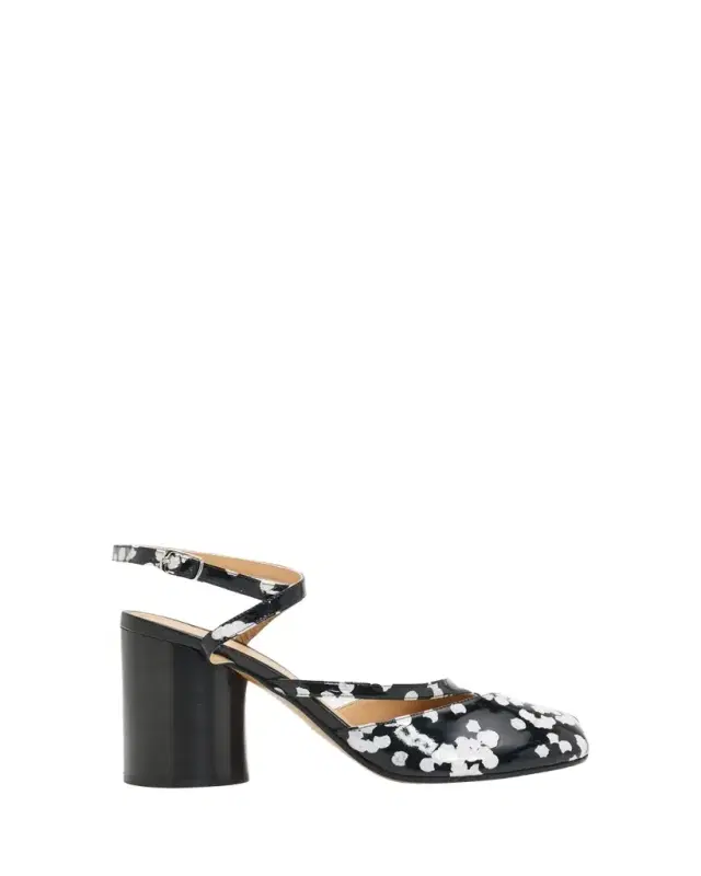Maison Margiela 80mm Tabi Confetti Patent Leather Pumps