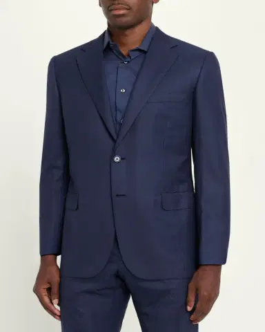 Brioni Men's Tonal Striped Two-Piece Suit | Thumbnail 4 Brioni Men's Tonal Striped Two-Piece Suit | Thumbnail 4
