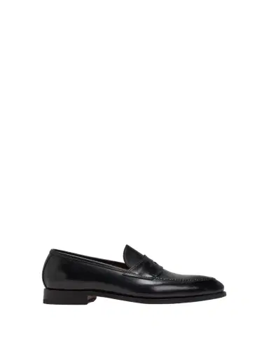 Bontoni Men's Principe Leather Penny Loafers | Thumbnail 1 Bontoni Men's Principe Leather Penny Loafers | Thumbnail 1