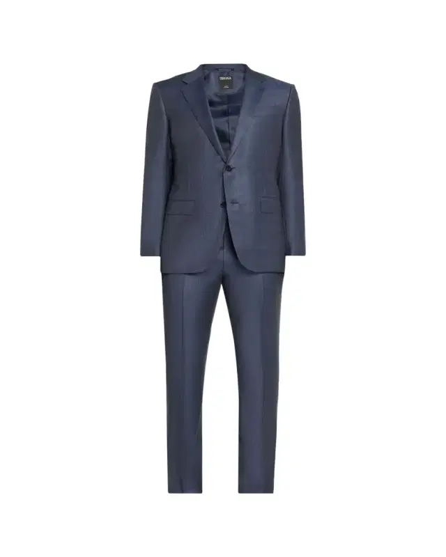 ZEGNA Men's Ticweave Wool Single-Breasted Sport Coat