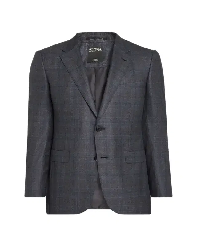 ZEGNA Men's 12milmil12 Wool Single-Breasted Sport Coat