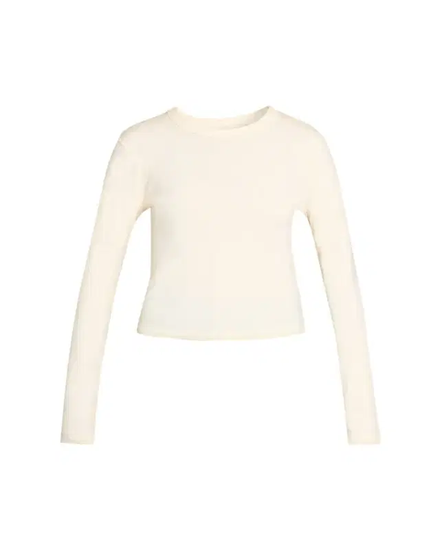 MOTHER The Long-Sleeve Itty Bitty Crop Tee