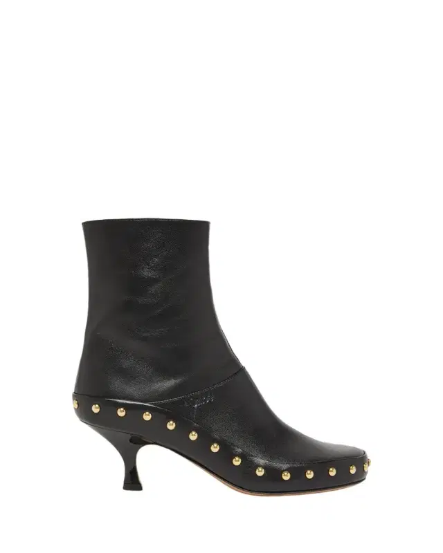 Chloe Junie Studded Leather Ankle Boots