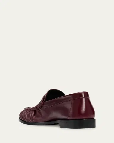 Saint Laurent Le Leather YSL Penny Loafers | Thumbnail 4 Saint Laurent Le Leather YSL Penny Loafers | Thumbnail 4
