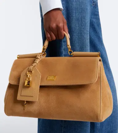 Dolce & Gabbana My Sicily Medium suede top-handle bag | Thumbnail 6 Dolce & Gabbana My Sicily Medium suede top-handle bag | Thumbnail 6