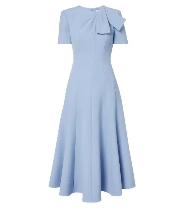 Roland Mouret Bow-detail crêpe cocktail dress