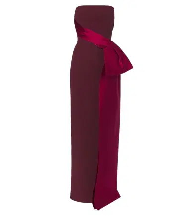 Roland Mouret Draped crêpe bustier gown | Thumbnail 1 Roland Mouret Draped crêpe bustier gown | Thumbnail 1