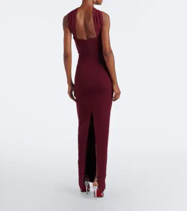 Roland Mouret Scarf-detail bustier gown | Thumbnail 6