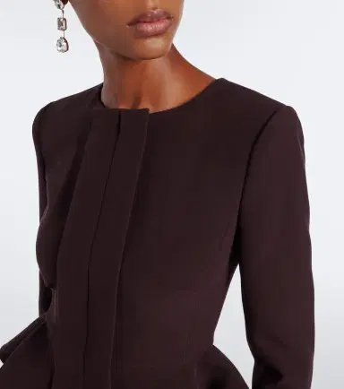 Roland Mouret Peplum crêpe jacket | Thumbnail 4 Roland Mouret Peplum crêpe jacket | Thumbnail 4