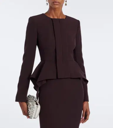 Roland Mouret Peplum crêpe jacket | Thumbnail 5 Roland Mouret Peplum crêpe jacket | Thumbnail 5