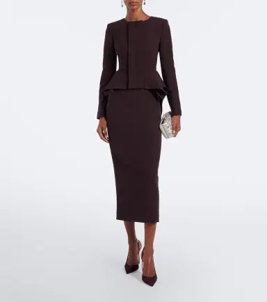 Roland Mouret Peplum crêpe jacket | Thumbnail 6 Roland Mouret Peplum crêpe jacket | Thumbnail 6