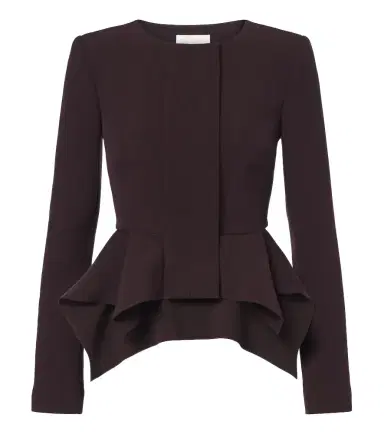 Roland Mouret Peplum crêpe jacket | Thumbnail 1 Roland Mouret Peplum crêpe jacket | Thumbnail 1