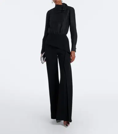 Roland Mouret Draped wide-leg pants | Thumbnail 5 Roland Mouret Draped wide-leg pants | Thumbnail 5