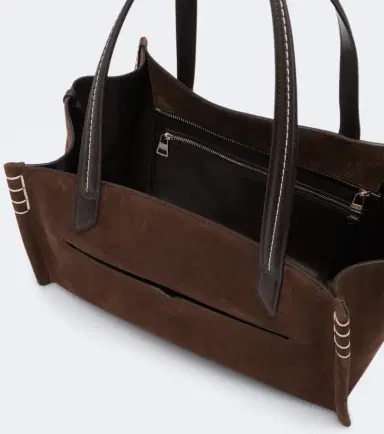 JW Anderson Loafer Cabas suede tote bag | Thumbnail 3 JW Anderson Loafer Cabas suede tote bag | Thumbnail 3