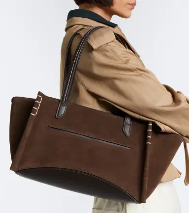 JW Anderson Loafer Cabas suede tote bag | Thumbnail 6 JW Anderson Loafer Cabas suede tote bag | Thumbnail 6