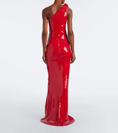 David Koma Sequined one-shoulder gown | Thumbnail 5