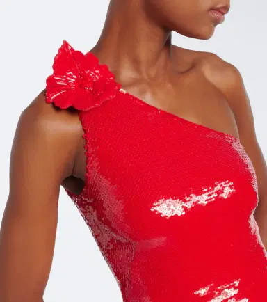 David Koma Sequined one-shoulder gown | Thumbnail 6