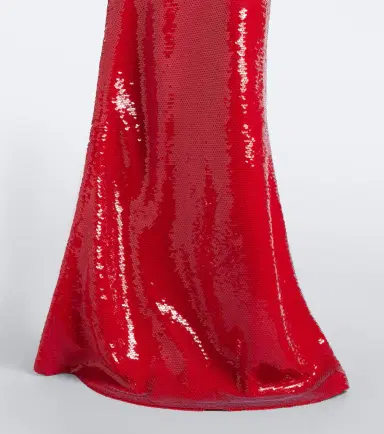 David Koma Floral-appliqué sequined gown | Thumbnail 3