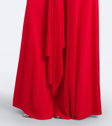 David Koma Draped floral-appliqué gown | Thumbnail 2