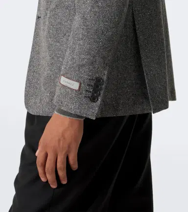 Canali Herringbone wool and cashmere blazer | Thumbnail 6 Canali Herringbone wool and cashmere blazer | Thumbnail 6