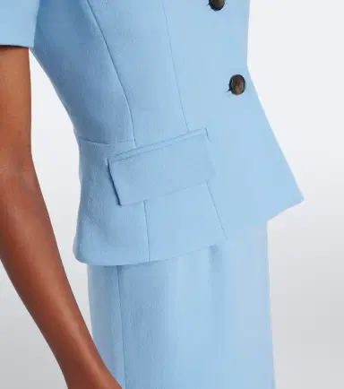 Emilia Wickstead Alexina wool crêpe midi dress | Thumbnail 5 Emilia Wickstead Alexina wool crêpe midi dress | Thumbnail 5