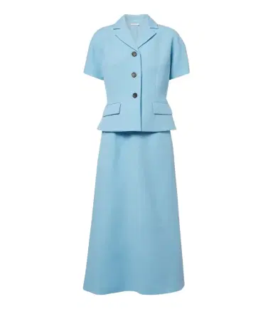 Emilia Wickstead Alexina wool crêpe midi dress | Thumbnail 1 Emilia Wickstead Alexina wool crêpe midi dress | Thumbnail 1