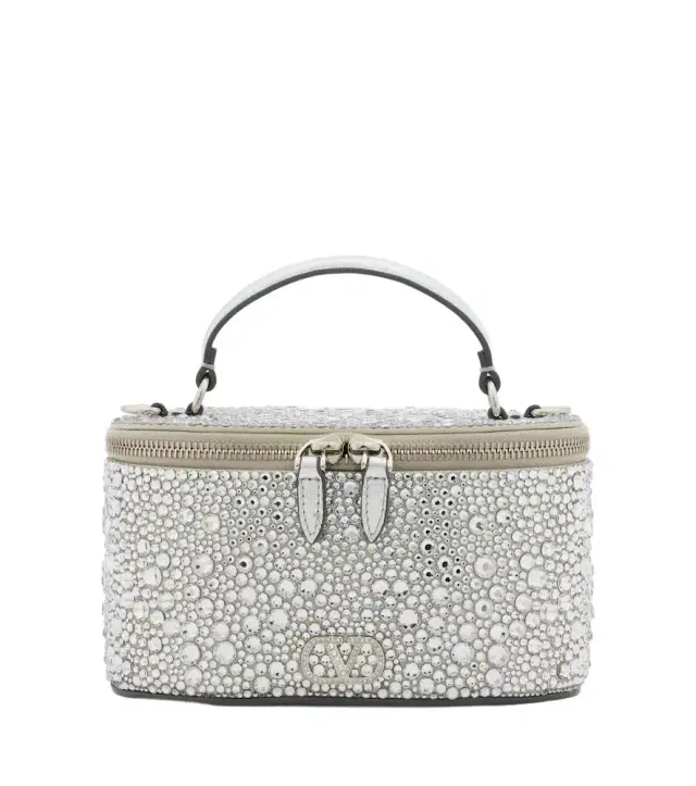 Valentino Garavani VLogo Small embellished vanity bag