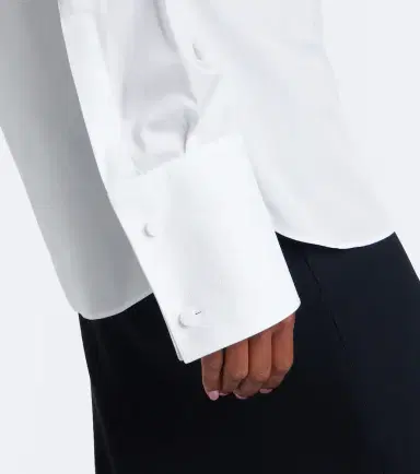 Tom Ford Cotton twill tuxedo shirt | Thumbnail 2