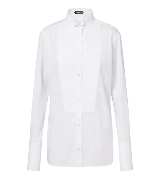 Tom Ford Cotton twill tuxedo shirt