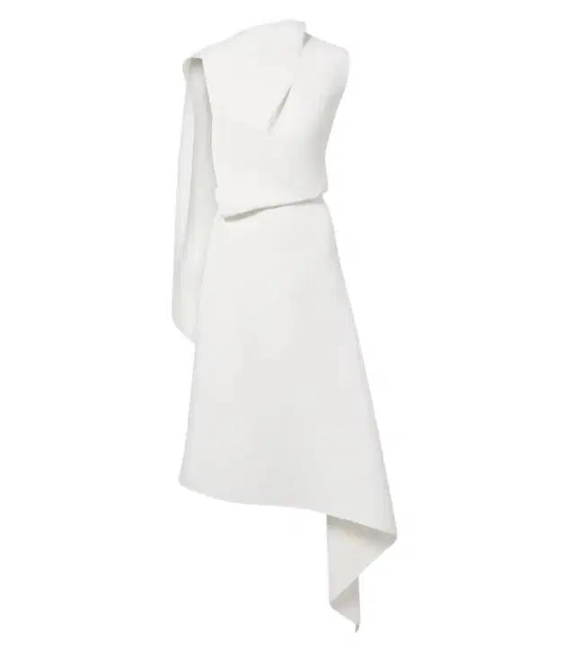Maticevski Prosper asymmetric draped midi dress