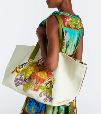 ALÉMAIS Alémais Island Cove printed cotton canvas tote bag | Thumbnail 3