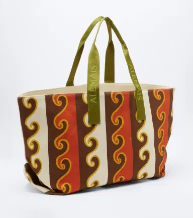 ALÉMAIS Alémais Island Cove printed cotton canvas tote bag | Thumbnail 5