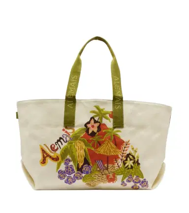 ALÉMAIS Alémais Island Cove printed cotton canvas tote bag | Thumbnail 1