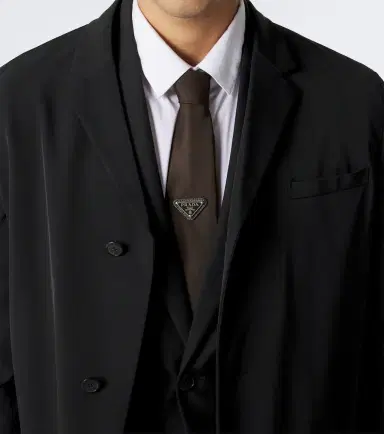 Prada Re-Nylon tie | Thumbnail 2 Prada Re-Nylon tie | Thumbnail 2