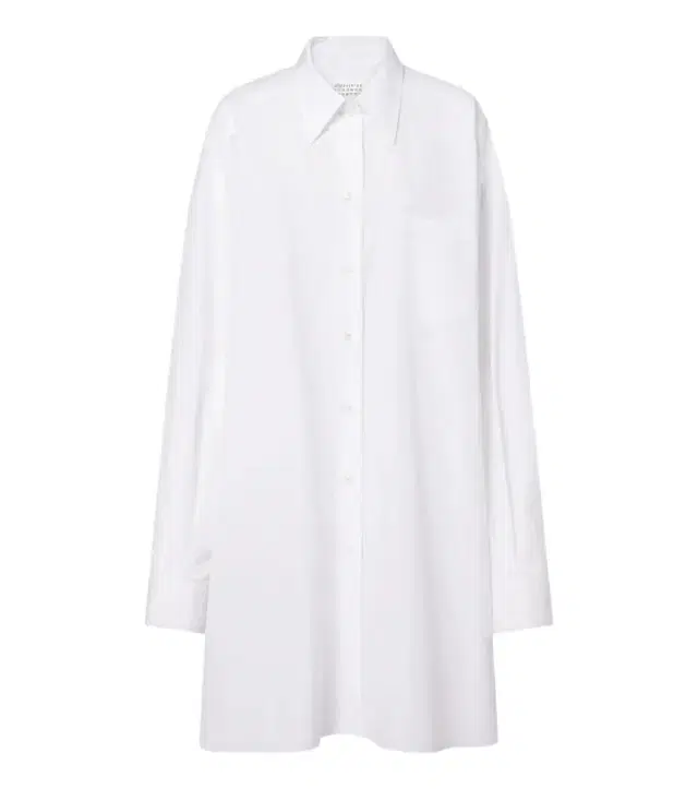 Maison Margiela Oversized cotton poplin shirt
