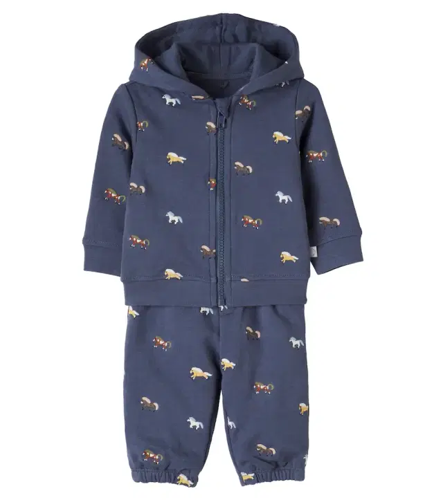 Stella McCartney Kids Baby embroidered hoodie and sweatpants set