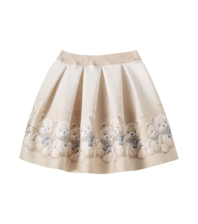 Monnalisa Pleated printed skirt