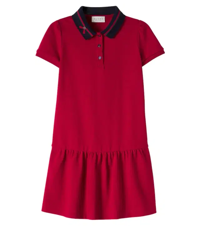 Gucci Kids Cotton-blend polo dress