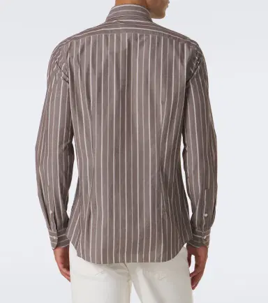 Incotex Striped cotton shirt | Thumbnail 3