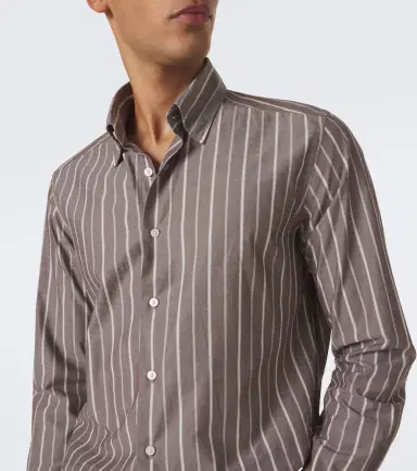 Incotex Striped cotton shirt | Thumbnail 5