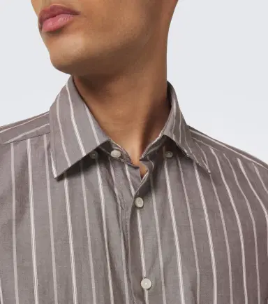 Incotex Striped cotton shirt | Thumbnail 6