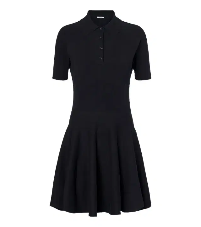 Cotton and silk-blend polo dress Cotton and silk-blend polo dress