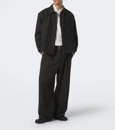 Studio Nicholson Kelver striped cotton and wool-blend jacket | Thumbnail 3