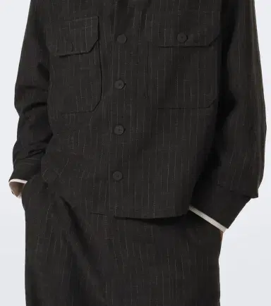 Studio Nicholson Kelver striped cotton and wool-blend jacket | Thumbnail 5